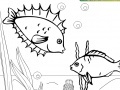 Spēle Kid's coloring: Little fishes