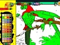 Spēle Parrots On The Woods Tree Coloring