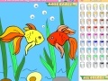 Spēle Kid's coloring: Goldfish