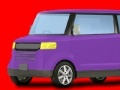 Spēle Purple Big Car: Coloring