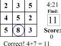 Spēle Math Cross Search 3x3