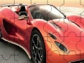 Spēle Red racing car puzzle