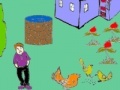 Spēle Little chicks coloring