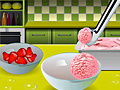 Spēle Homemade Strawberry Ice Cream