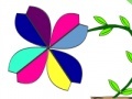 Spēle Rotating Flower Coloring