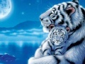 Spēle Mother and Baby Tiger Puzzle