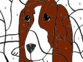 Spēle Old dog and mouse coloring