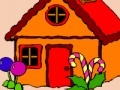 Spēle House Coloring