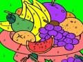 Spēle Fruit On A Plate: Coloring