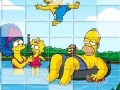 Spēle Simpsons puzzle