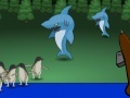 Spēle Sharks of the Dead: Penguin Massacre