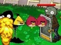 Spēle Angry Birds vs zombie