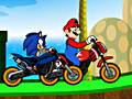 Spēle Mario Vs Sonic Racing
