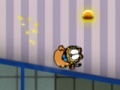 Spēle Garfield eats hamburgers