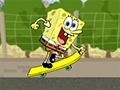 Spēle Spongebob Beach Skateboading