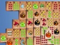 Spēle Angry birds. Mahjong