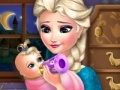 Spēle Elsa Frozen Baby Feeding