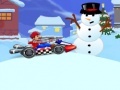 Spēle Super Mario Christmas Kart