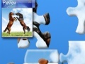 Spēle Puzzle with two horses