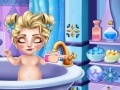Spēle Frozen Elsa Baby Bath