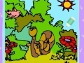 Spēle Little Snail In Woods: Coloring