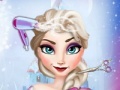 Spēle Elsa. Hair salon