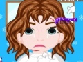 Spēle Frozen Baby Anna Haircut Injury.