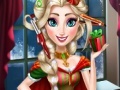 Spēle Elsa Christmas Real Haircuts