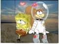 Spēle SpongeBob and Sandy in space