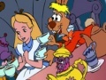 Spēle Alice in Wonderland Online Coloring