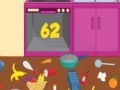 Spēle Pregnant Dora cleaning kitchen