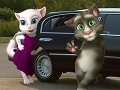 Spēle Talking cat Tom and Angela limousine
