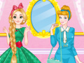 Spēle Rapunzel Vs Cinderella Fashion battle