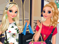 Spēle Elsa and Anna Go Shopping