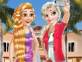 Spēle Elsa And Rapunzel Selfie Time
