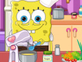 Spēle SpongeBob Kitchen Slacking 