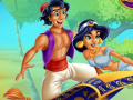 Spēle Jasmine and Aladdin Kissing