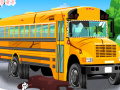 Spēle School Bus Car Wash