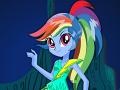 Spēle My Little Pony: Equestria Girls - Legend of Everfree Rainbow Dash Dress Up