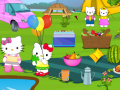 Spēle Hello Kitty Picnic Spot Find 10 Difference
