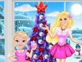 Spēle Princess Barbie and Baby Barbie Christmas Fun