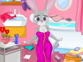 Spēle Judy Hopps Bathroom Cleaning