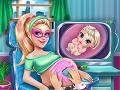 Spēle Super Barbie Pregnant Check-Up