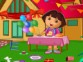 Spēle Dora Birthday Bash Cleaning