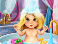 Spēle Rapunzel Baby Bath