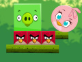 Spēle Angry Birds Kick Piggies 