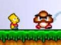 Spēle Bart and Homer in Mario World