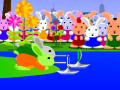 Spēle Bunny Bloony 4 The paper boat