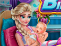 Spēle Frozen Elsa Birth Caring