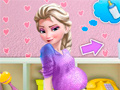 Spēle Elsa Baby Birth Caring